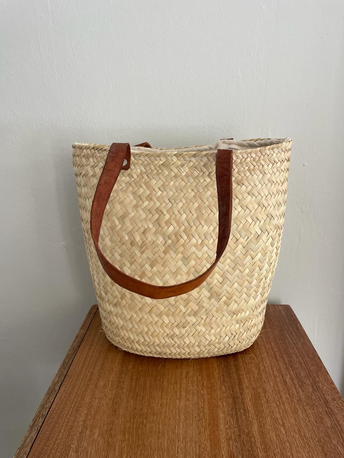 Custom Palm Purse with 2 Tone Green print lining