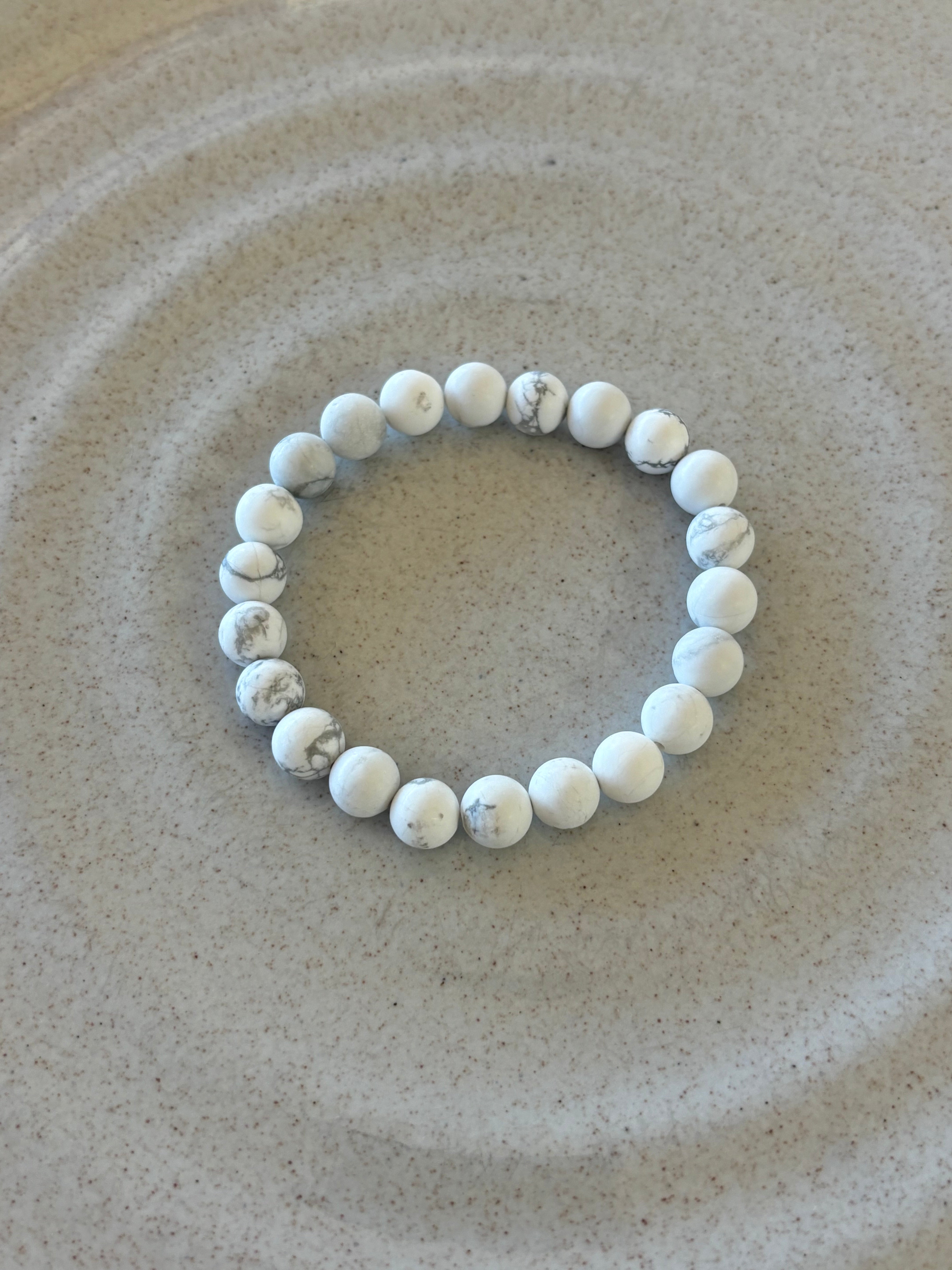 Howlite Gemstone Bracelet