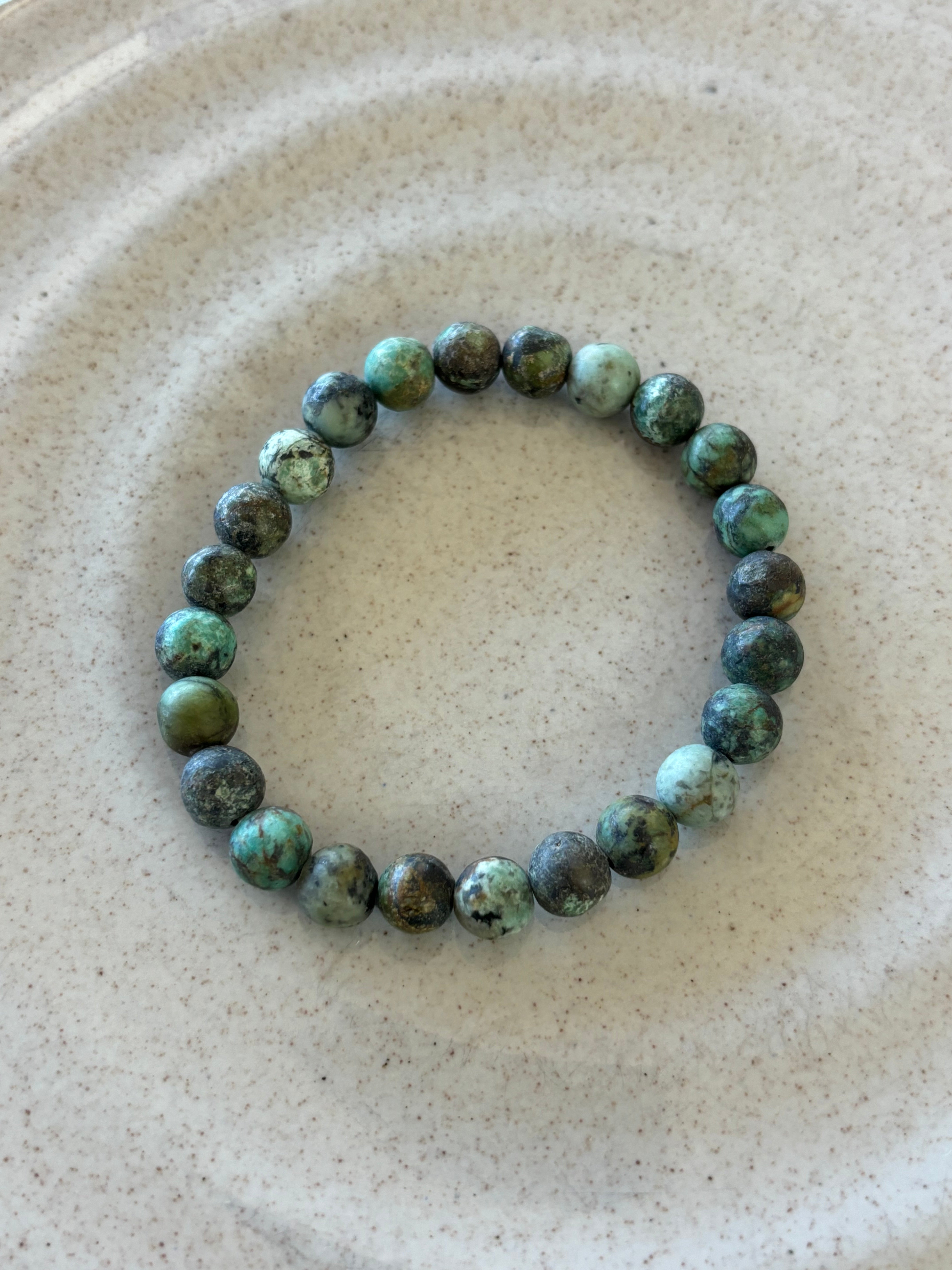 African Turquoise Gemstone Bracelet