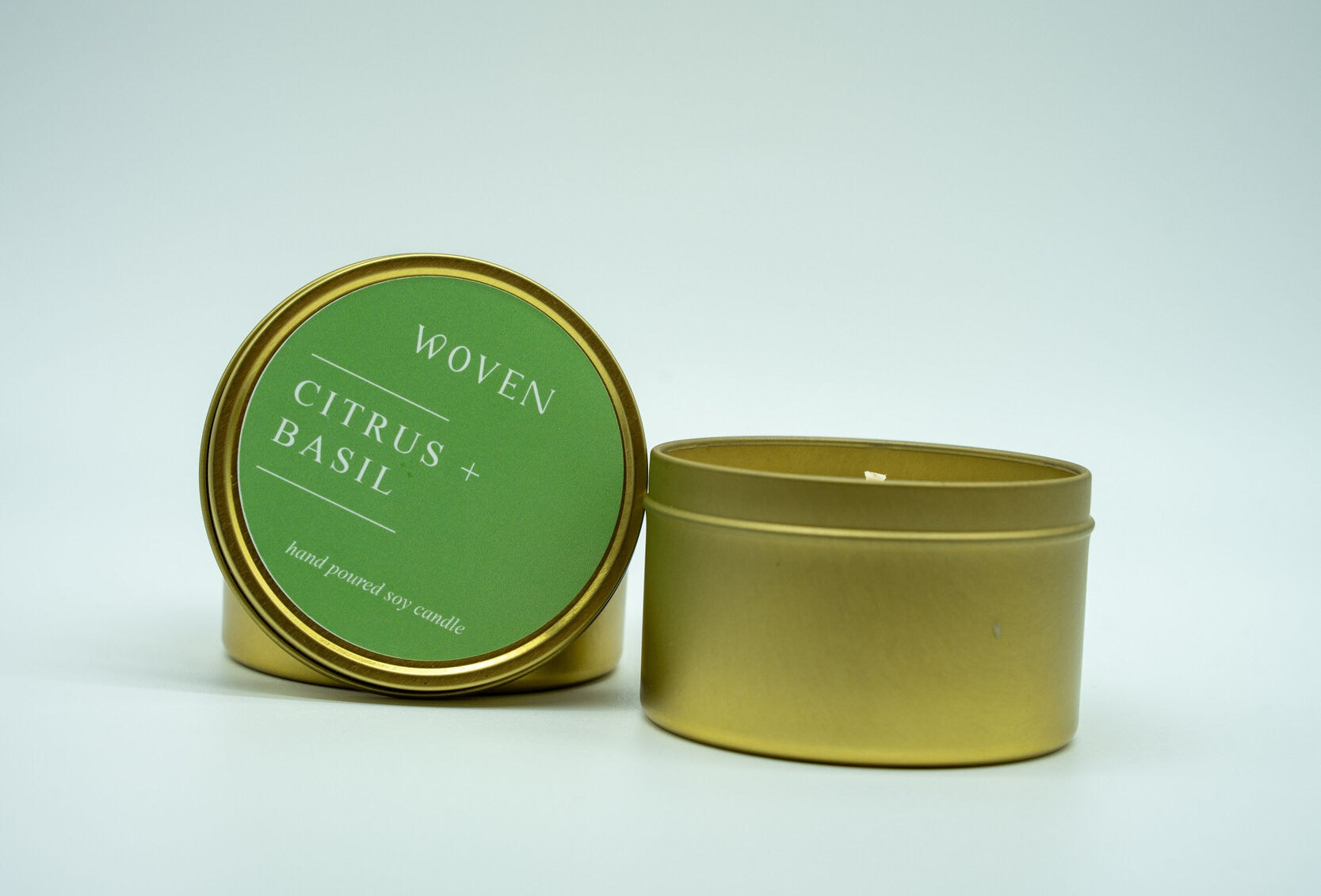 Citrus and Basil Candles