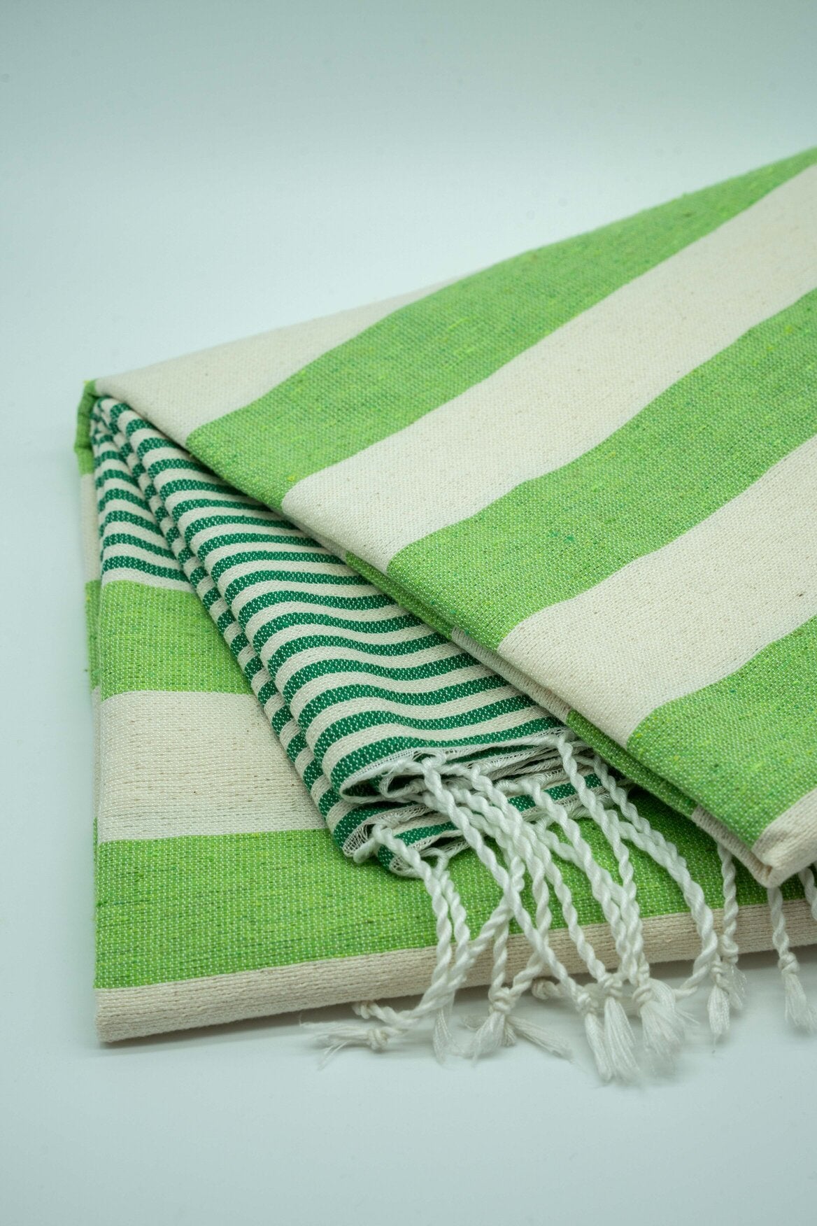 2-Tone Green Pool Towel