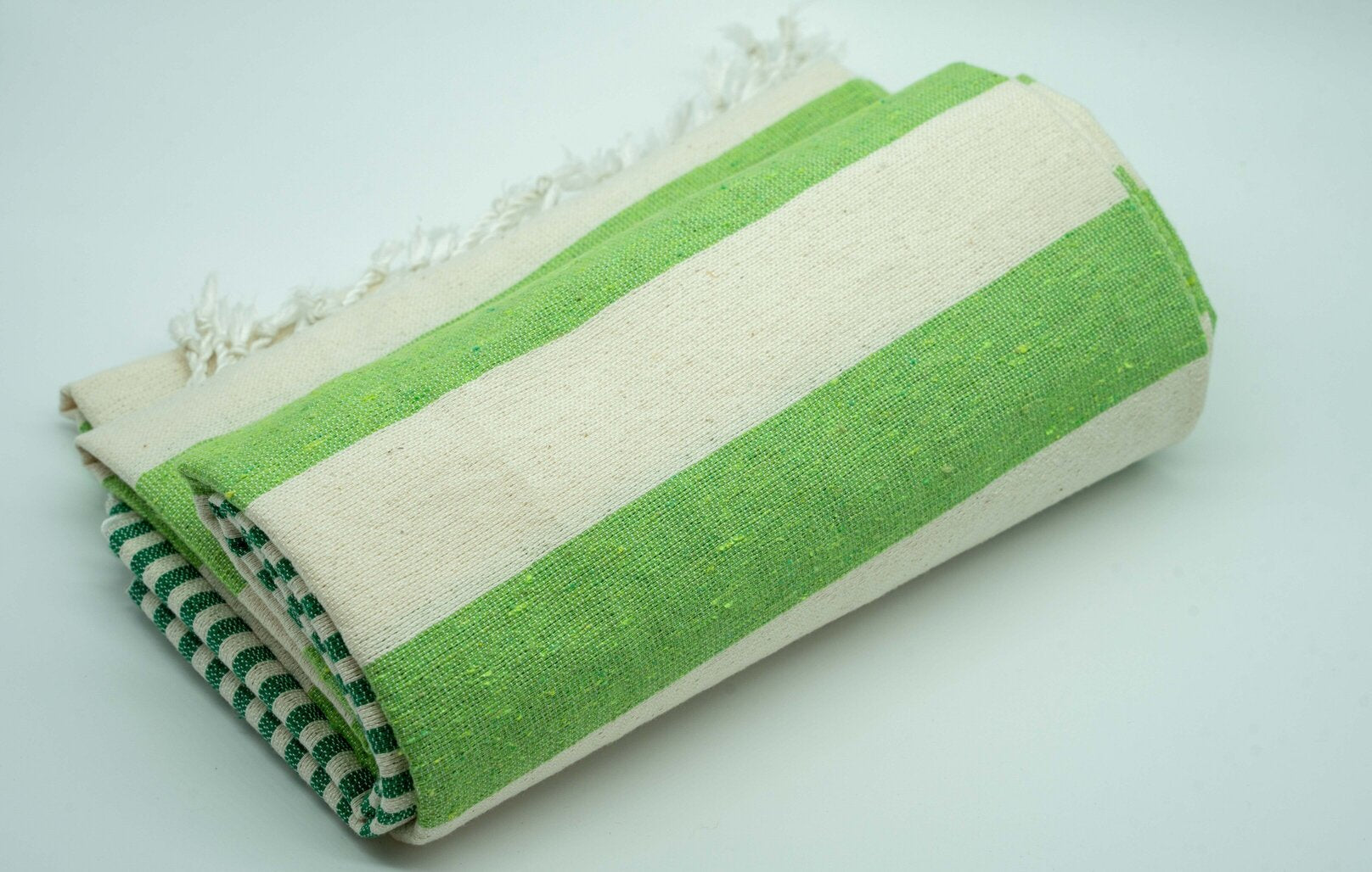 2-Tone Green Pool Towel